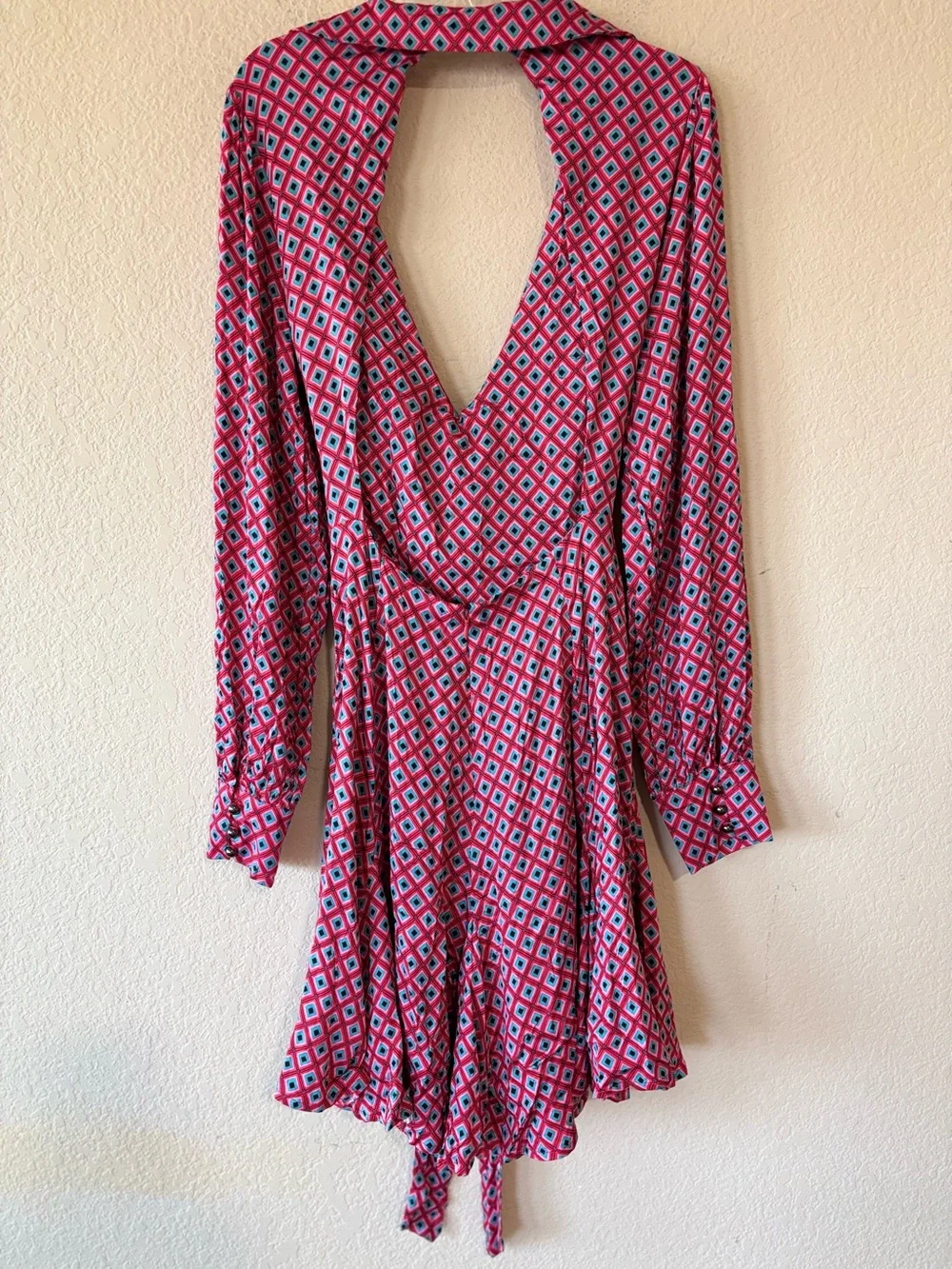 Free People it takes two long sleeve mini dress Size L